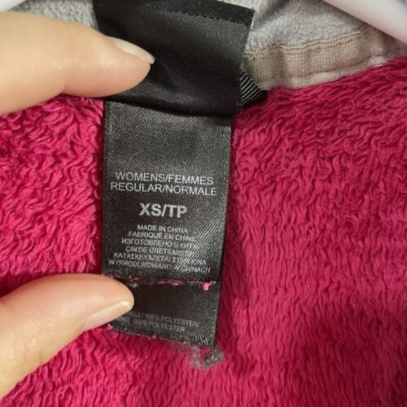 The North Face Womens XSmall Pink Fleece Zip‎ Up Jacket Front Zip Pockets - Picture 10 of 11